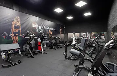 Poids libre salle de sport vichy