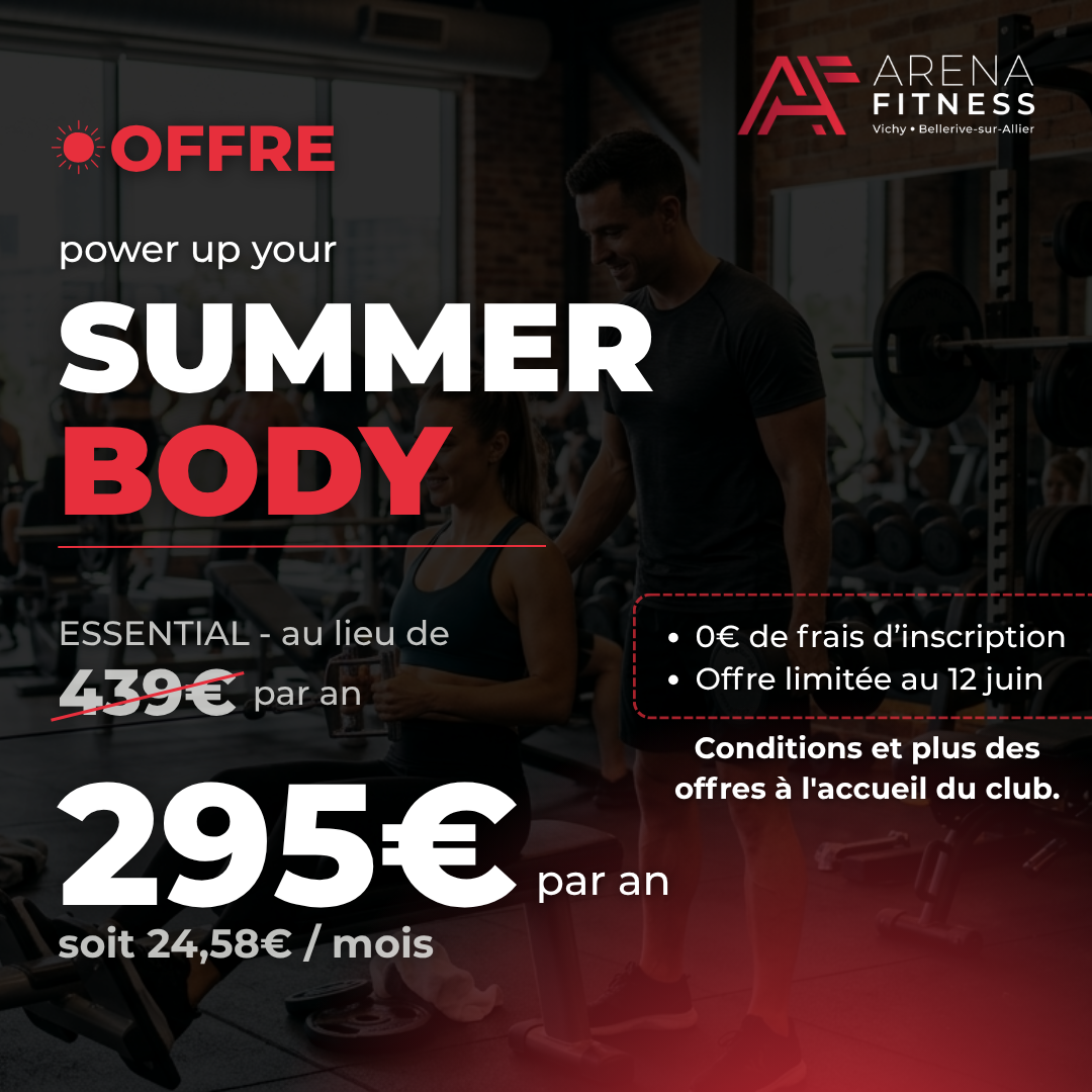 Offre salle de sport à vichy juin