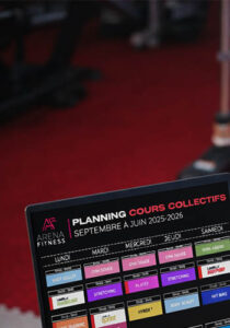 Planning des cours collectif fitness vichy